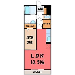 宇都宮芳賀ライトレール線 陽東3丁目駅 徒歩34分 2階/-