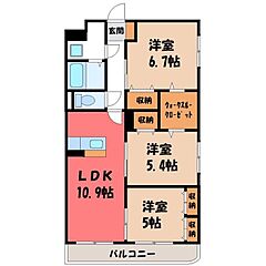 物件の間取り