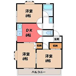 🉐敷金礼金0円！🉐東武宇都宮線 安塚駅 徒歩7分