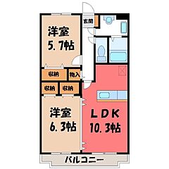 物件の間取り