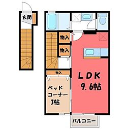 真岡鐵道 真岡駅 徒歩6分 2階/-