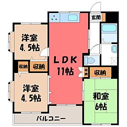 アルファレジデンス今泉 2階/-