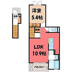 サンライズガーデン B 2階/-
