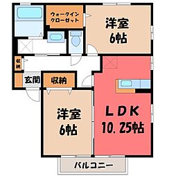 ラフィネ サワ C 2階/-