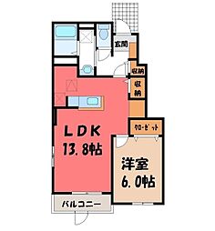 エレガンス B 1階/-