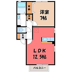 JR日光線 鶴田駅 徒歩4分