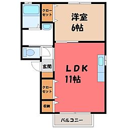 JR東北本線 岡本駅 徒歩10分 1階/-