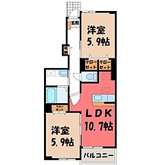物件の間取り
