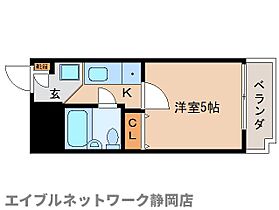 静岡県静岡市葵区音羽町（賃貸マンション1K・3階・17.94㎡） その2