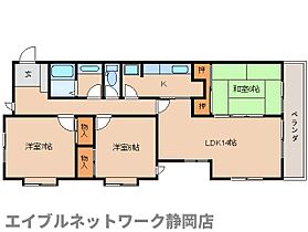 静岡県静岡市葵区西千代田町（賃貸マンション3LDK・1階・80.05㎡） その2