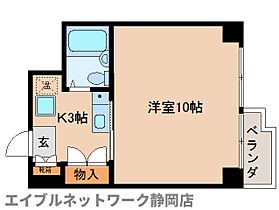 静岡県静岡市葵区人宿町1丁目（賃貸マンション1K・6階・24.75㎡） その2