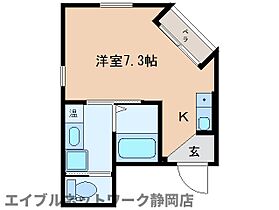 静岡県静岡市葵区屋形町（賃貸マンション1R・4階・20.04㎡） その2