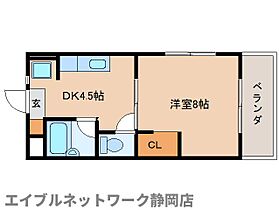 静岡県静岡市駿河区手越原（賃貸マンション1DK・4階・25.92㎡） その2