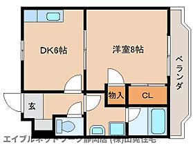 静岡県静岡市葵区籠上（賃貸マンション1DK・3階・35.40㎡） その2