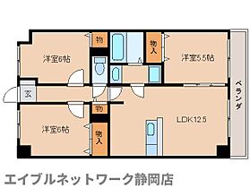 静岡県静岡市葵区千代田7丁目（賃貸マンション3LDK・3階・66.14㎡） その2