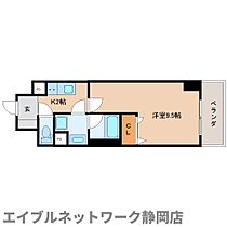 静岡県静岡市葵区鷹匠2丁目（賃貸マンション1K・4階・31.10㎡） その2