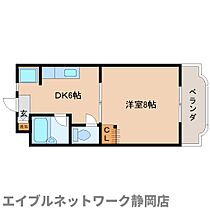 静岡県静岡市駿河区丸子新田（賃貸マンション1DK・3階・25.92㎡） その2