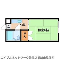 静岡県静岡市葵区長沼（賃貸アパート1K・2階・18.00㎡） その2