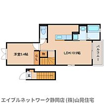 静岡県静岡市葵区南沼上3丁目（賃貸アパート1LDK・2階・41.30㎡） その2