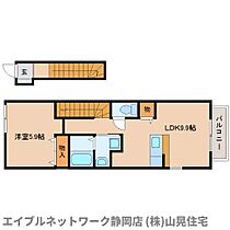 静岡県静岡市駿河区下川原南（賃貸アパート1LDK・2階・41.98㎡） その2