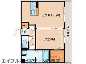 静岡県静岡市駿河区下川原1丁目（賃貸アパート1LDK・3階・45.04㎡） その2