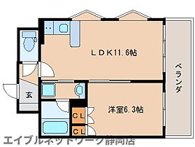 静岡県静岡市葵区鷹匠2丁目（賃貸マンション1LDK・3階・40.98㎡） その2