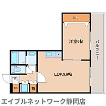 静岡県静岡市葵区音羽町（賃貸マンション1LDK・3階・42.84㎡） その2