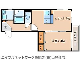 静岡県静岡市葵区駒形通1丁目（賃貸マンション1LDK・2階・37.63㎡） その2