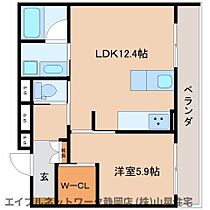 静岡県静岡市葵区音羽町（賃貸マンション1LDK・3階・46.49㎡） その2