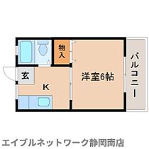 静岡県静岡市駿河区大谷（賃貸アパート1K・2階・20.46㎡） その2