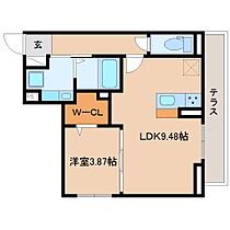 静岡県藤枝市下青島（賃貸アパート1LDK・1階・35.88㎡） その2