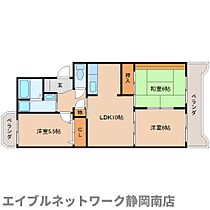 静岡県静岡市駿河区登呂1丁目（賃貸マンション3LDK・4階・62.13㎡） その2