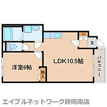 静岡県藤枝市時ケ谷（賃貸アパート1LDK・1階・39.66㎡） その2