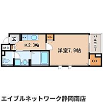 静岡県静岡市駿河区曲金6丁目（賃貸マンション1K・3階・30.15㎡） その2