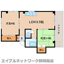 静岡県静岡市駿河区中田1丁目（賃貸マンション2LDK・3階・40.00㎡） その2