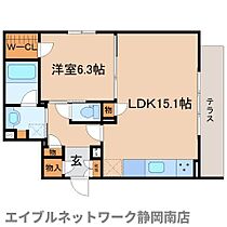 静岡県静岡市駿河区中田2丁目（賃貸マンション1LDK・1階・53.22㎡） その2