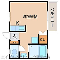 静岡県静岡市駿河区池田（賃貸アパート1R・2階・19.82㎡） その2