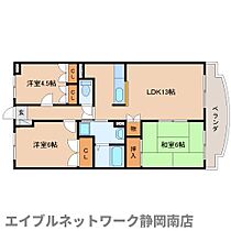 静岡県焼津市五ケ堀之内（賃貸マンション3LDK・3階・65.49㎡） その2