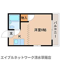 静岡県静岡市清水区草薙（賃貸アパート1K・2階・17.82㎡） その2