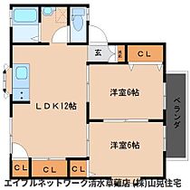 静岡県静岡市駿河区谷田（賃貸アパート2LDK・2階・53.98㎡） その2