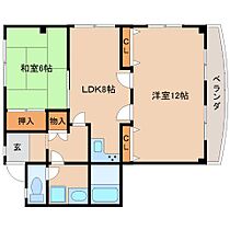 静岡県静岡市清水区折戸（賃貸マンション2LDK・3階・57.30㎡） その2