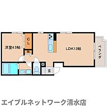 静岡県静岡市清水区村松1丁目（賃貸マンション1LDK・1階・39.68㎡） その2