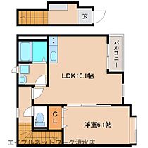 静岡県静岡市清水区三保（賃貸アパート1LDK・2階・44.82㎡） その2