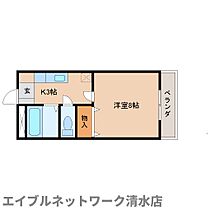 静岡県静岡市清水区折戸（賃貸マンション1K・3階・23.00㎡） その2