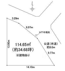 区画図：建築条件はありません！お好きなハウスメーカー・工務店でご建築ください。