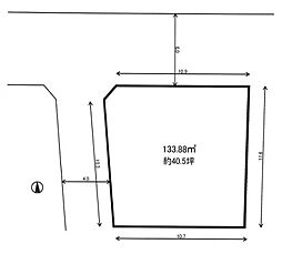 飯能市川寺・全1区画　建築条件なし土地　〜更地・整形地〜