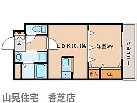 奈良県香芝市別所（賃貸マンション1LDK・1階・40.00㎡） その2