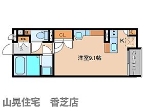 奈良県香芝市瓦口（賃貸アパート1R・2階・26.50㎡） その2