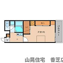 奈良県香芝市別所（賃貸アパート1K・3階・23.18㎡） その2