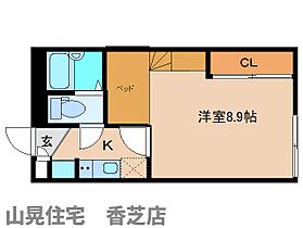 奈良県香芝市瓦口（賃貸アパート1K・2階・23.00㎡） その2